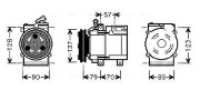 HYAK139 Kompresor, klimatizace AVA QUALITY COOLING