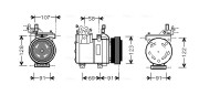 HYK161 Kompresor, klimatizace AVA QUALITY COOLING