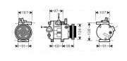 HYAK215 AVA QUALITY COOLING nezařazený díl HYAK215 AVA QUALITY COOLING