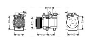 HYK219 AVA QUALITY COOLING nezařazený díl HYK219 AVA QUALITY COOLING