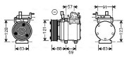 HYK258 Kompresor, klimatizace AVA QUALITY COOLING
