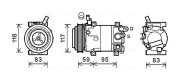 HYK323 AVA QUALITY COOLING kompresor klimatizácie HYK323 AVA QUALITY COOLING