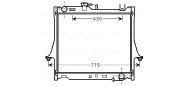 IS2025 AVA QUALITY COOLING chladič motora IS2025 AVA QUALITY COOLING