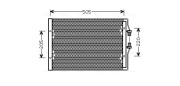 IV5065 Kondenzátor, klimatizace AVA QUALITY COOLING