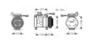 IVAK077 Kompresor, klimatizace AVA QUALITY COOLING