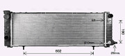 JE2078 Chladič, chlazení motoru AVA QUALITY COOLING