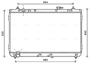 KA2183 AVA QUALITY COOLING chladič motora KA2183 AVA QUALITY COOLING