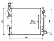 KA2190 Chladič, chlazení motoru AVA QUALITY COOLING