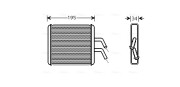 KA6044 Výměník tepla, vnitřní vytápění AVA QUALITY COOLING