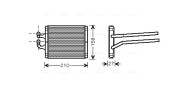 KA6095 AVA QUALITY COOLING nezařazený díl KA6095 AVA QUALITY COOLING