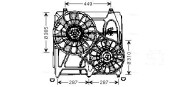 KA7509 AVA QUALITY COOLING nezařazený díl KA7509 AVA QUALITY COOLING