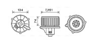 KA8227 AVA QUALITY COOLING elektromotor vnútorného ventilátora KA8227 AVA QUALITY COOLING