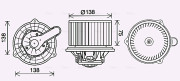 KA8288 AVA QUALITY COOLING nezařazený díl KA8288 AVA QUALITY COOLING