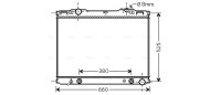 KAA2139 Chladič, chlazení motoru AVA QUALITY COOLING