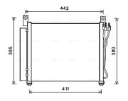 KAA5158D AVA QUALITY COOLING nezařazený díl KAA5158D AVA QUALITY COOLING