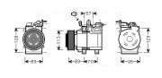 KAK137 AVA QUALITY COOLING kompresor klimatizácie KAK137 AVA QUALITY COOLING