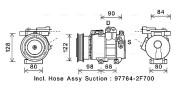 KAK192 AVA QUALITY COOLING kompresor klimatizácie KAK192 AVA QUALITY COOLING