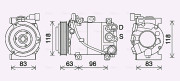 KAK282 Kompresor, klimatizace AVA QUALITY COOLING