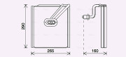 KAV294 Výparník, klimatizace AVA QUALITY COOLING