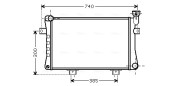 LA2015 AVA QUALITY COOLING chladič motora LA2015 AVA QUALITY COOLING