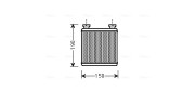 MC6014 Výměník tepla, vnitřní vytápění AVA QUALITY COOLING