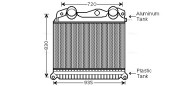 MN4056 Chladič turba AVA QUALITY COOLING