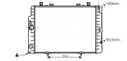 MS2133 AVA QUALITY COOLING chladič motora MS2133 AVA QUALITY COOLING