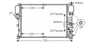 MS2492 AVA QUALITY COOLING chladič motora MS2492 AVA QUALITY COOLING