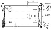 MS2589 AVA QUALITY COOLING nezařazený díl MS2589 AVA QUALITY COOLING