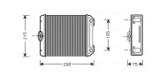 MS6171 Výměník tepla, vnitřní vytápění AVA QUALITY COOLING