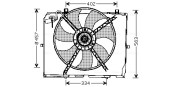 MS7503 AVA QUALITY COOLING ventilátor chladenia motora MS7503 AVA QUALITY COOLING