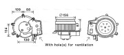 MS8625 Elektromotor, vnitřní ventilátor AVA QUALITY COOLING