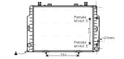 MSA2131 AVA QUALITY COOLING nezařazený díl MSA2131 AVA QUALITY COOLING