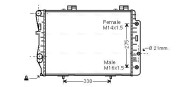 MSA2173 AVA QUALITY COOLING nezařazený díl MSA2173 AVA QUALITY COOLING