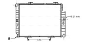 MSA2287 AVA QUALITY COOLING chladič motora MSA2287 AVA QUALITY COOLING