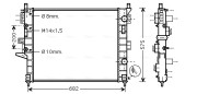 MSA2331 AVA QUALITY COOLING nezařazený díl MSA2331 AVA QUALITY COOLING