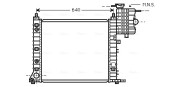 MSA2350 AVA QUALITY COOLING chladič motora MSA2350 AVA QUALITY COOLING