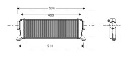 MSA4261 Chladič turba AVA QUALITY COOLING