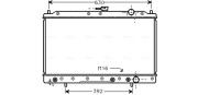 MT2044 AVA QUALITY COOLING chladič motora MT2044 AVA QUALITY COOLING