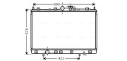 MT2189 AVA QUALITY COOLING chladič motora MT2189 AVA QUALITY COOLING