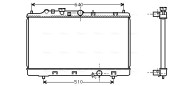 MZ2153 AVA QUALITY COOLING chladič motora MZ2153 AVA QUALITY COOLING