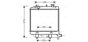 MZ2172 AVA QUALITY COOLING chladič motora MZ2172 AVA QUALITY COOLING