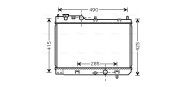 MZ2214 AVA QUALITY COOLING chladič motora MZ2214 AVA QUALITY COOLING