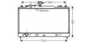 MZ2227 AVA QUALITY COOLING chladič motora MZ2227 AVA QUALITY COOLING