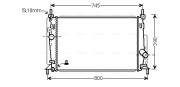 MZ2237 AVA QUALITY COOLING chladič motora MZ2237 AVA QUALITY COOLING