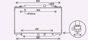 MZ2269 AVA QUALITY COOLING chladič motora MZ2269 AVA QUALITY COOLING