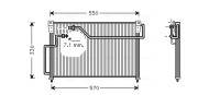 MZ5107 AVA QUALITY COOLING kondenzátor klimatizácie MZ5107 AVA QUALITY COOLING