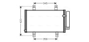 MZ5209D Kondenzátor, klimatizace AVA QUALITY COOLING