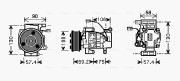 MZK208 AVA QUALITY COOLING kompresor klimatizácie MZK208 AVA QUALITY COOLING