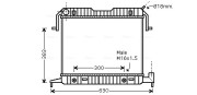 OL2086 AVA QUALITY COOLING chladič motora OL2086 AVA QUALITY COOLING